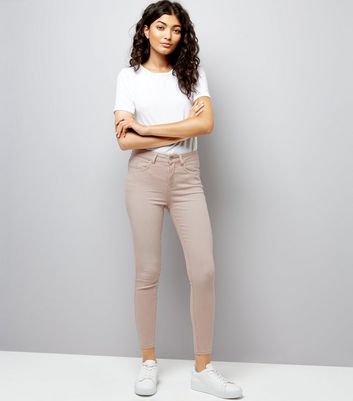 pink jeans new look