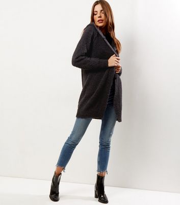 hooded cardigan new look