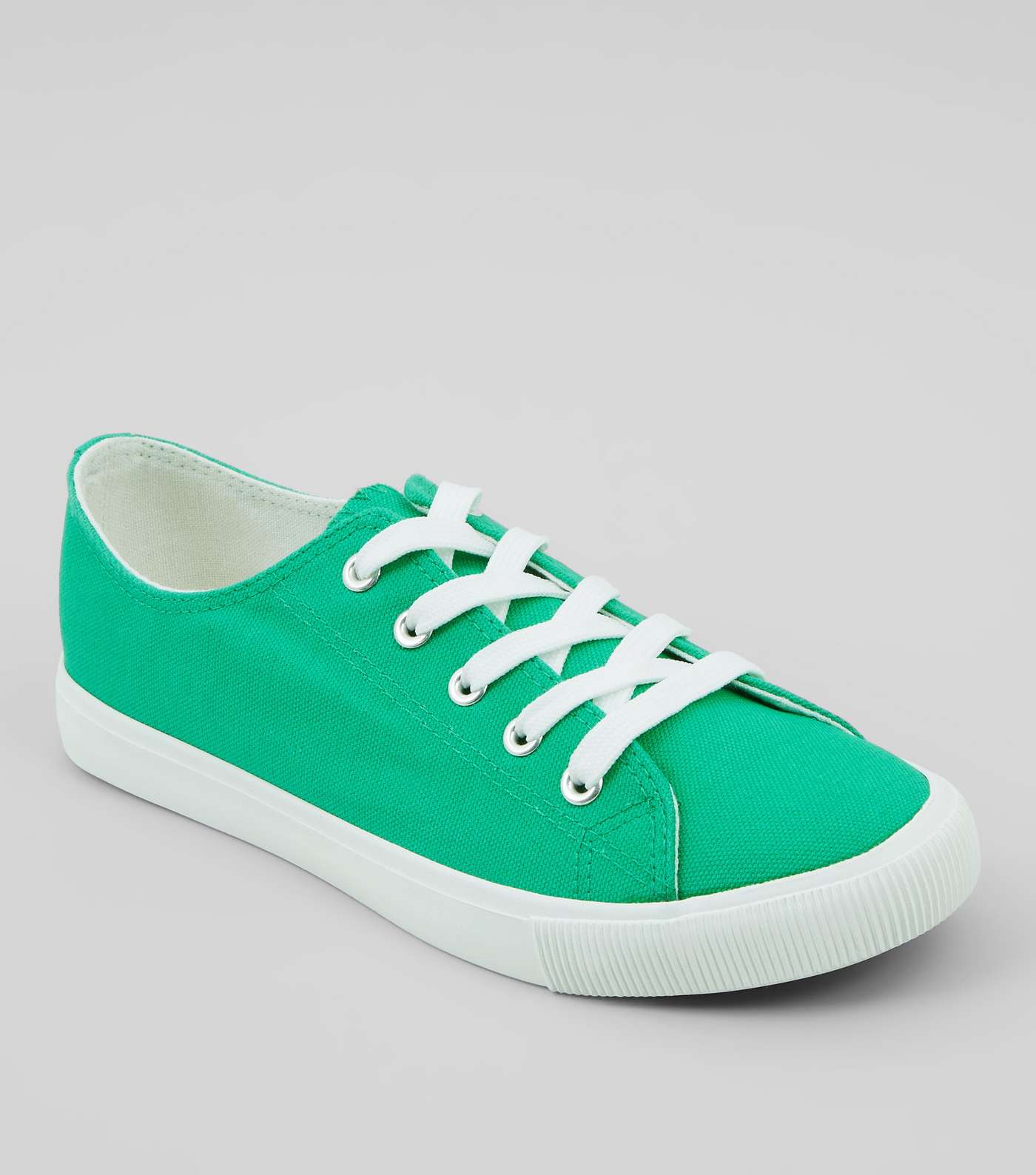 Green Lace Up Trainers