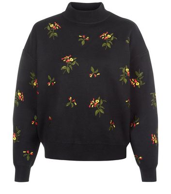 sweatshirts with flowers embroidered