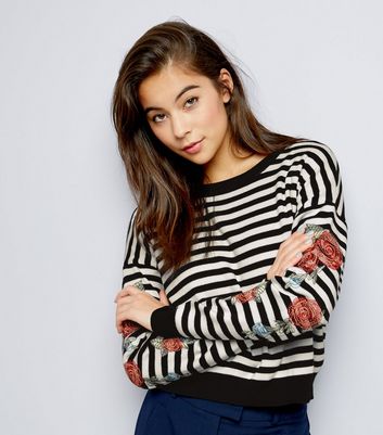new look striped jumper