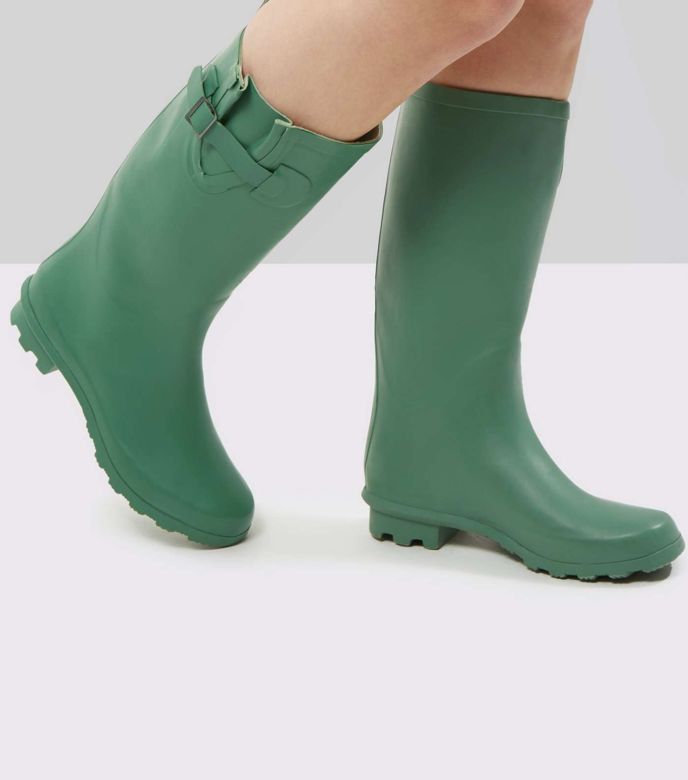 Green Welly Boots Image 3