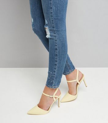 yellow heels new look