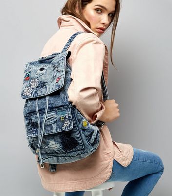 denim bag new look