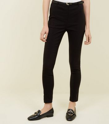 black trousers slim leg