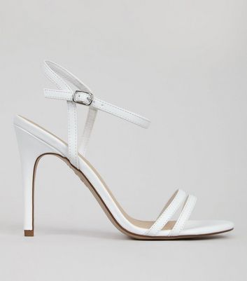 double strap heeled sandals