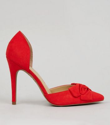 new look red court shoes