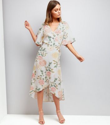 new look white floral dress