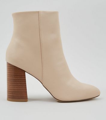 stacked block heel