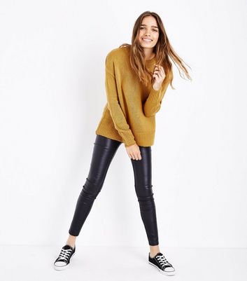 Mustard longline cheap jumper