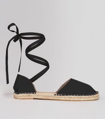 espadrilles with ankle ties
