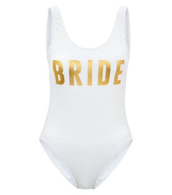 bride swimsuit new look