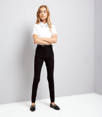 NEW LOOK Girls 2 Pack Slim Fit School Trousers New Look for Kids