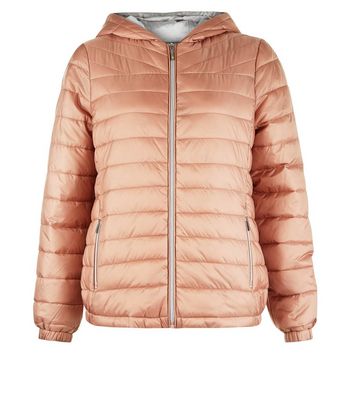 Pink Lightweight Puffer Jacket New Look