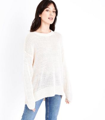 white longline jumper