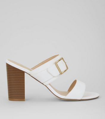 new look heeled mules