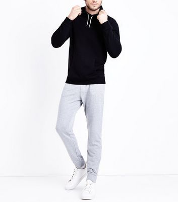 grey marl joggers mens