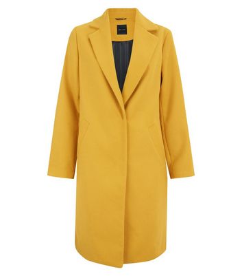 Mustard hotsell coat sale