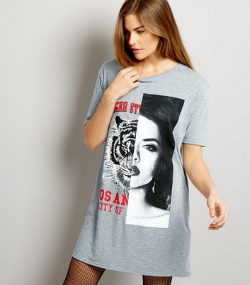 new look t shirt dress