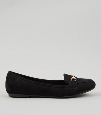 New look black deals flat shoes