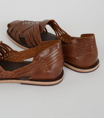 woven huarache sandals