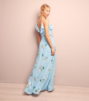 new look blue summer dress