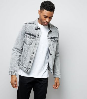 grey acid wash jeans mens