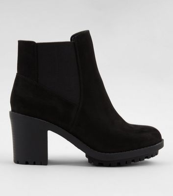 new look suede chelsea boots