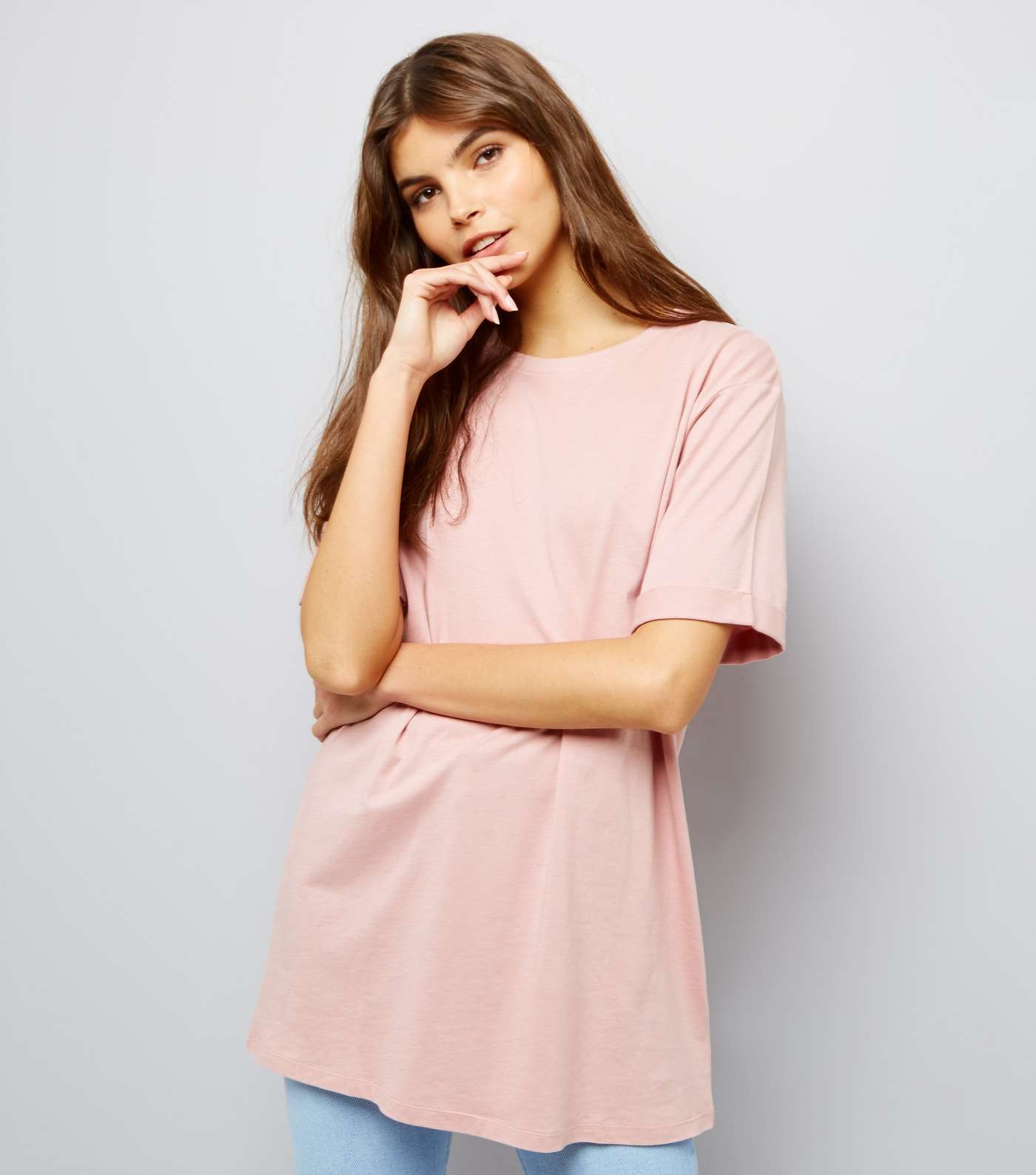 Tall Pink Oversized T-Shirt