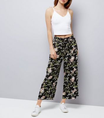 new look cropped trousers