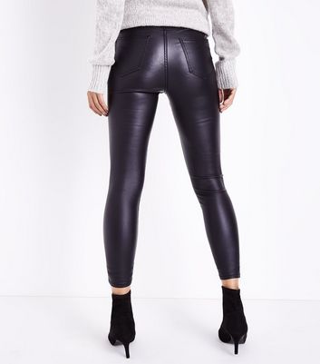 new look leather jeans