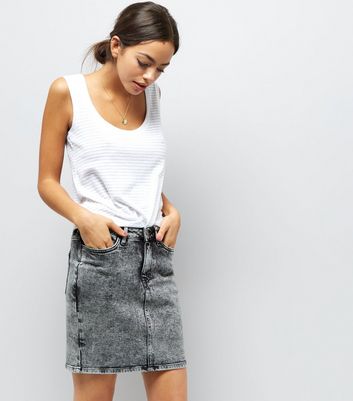 new look jean skirts