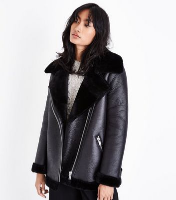 aviator jacket fur