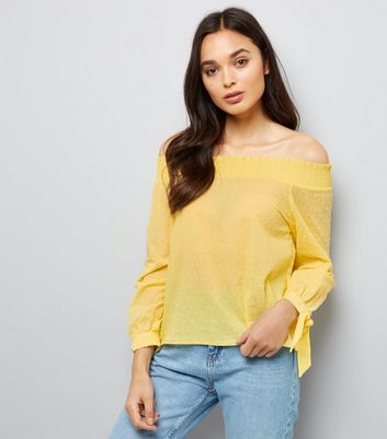 new look yellow blouse