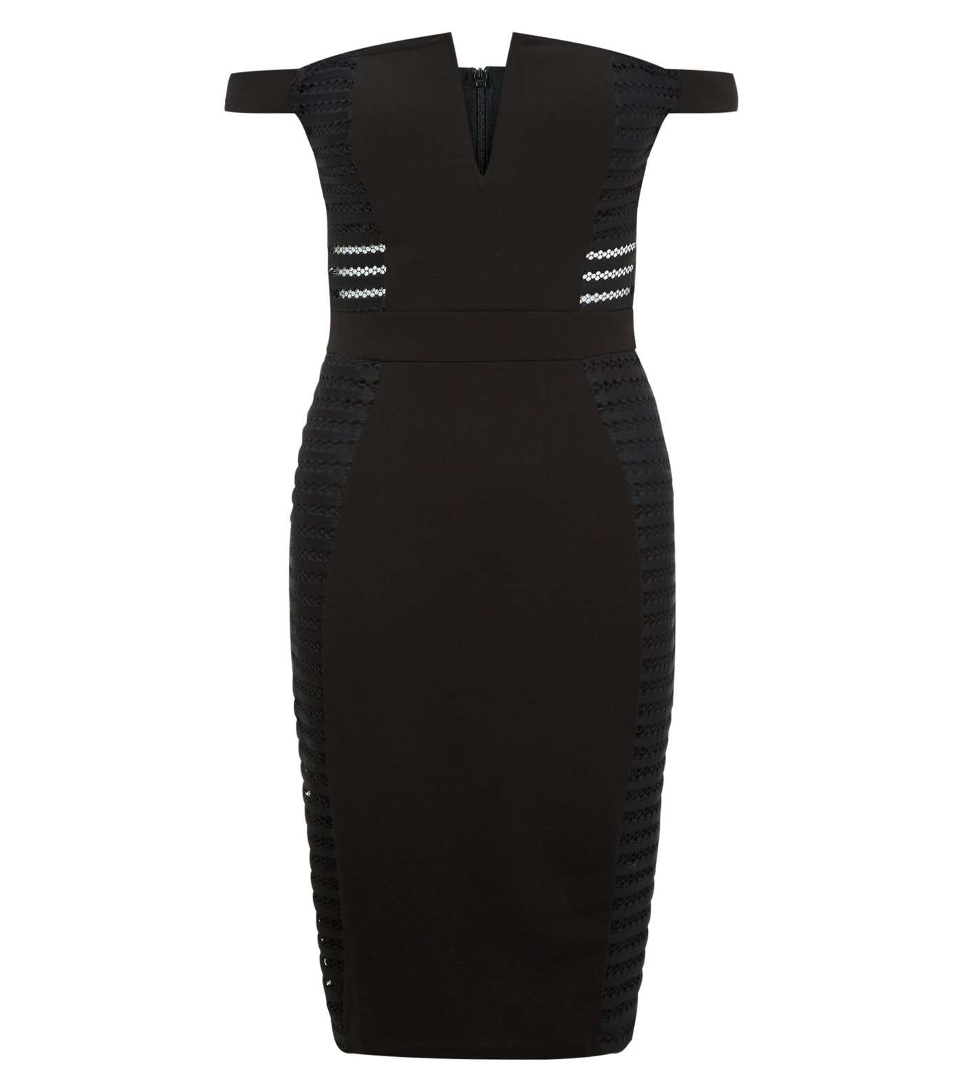 Parisian Black Cut Out Sides Bodycon Dress  Image 4