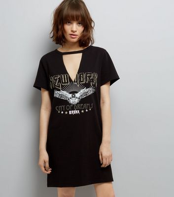 rock band t shirt dress