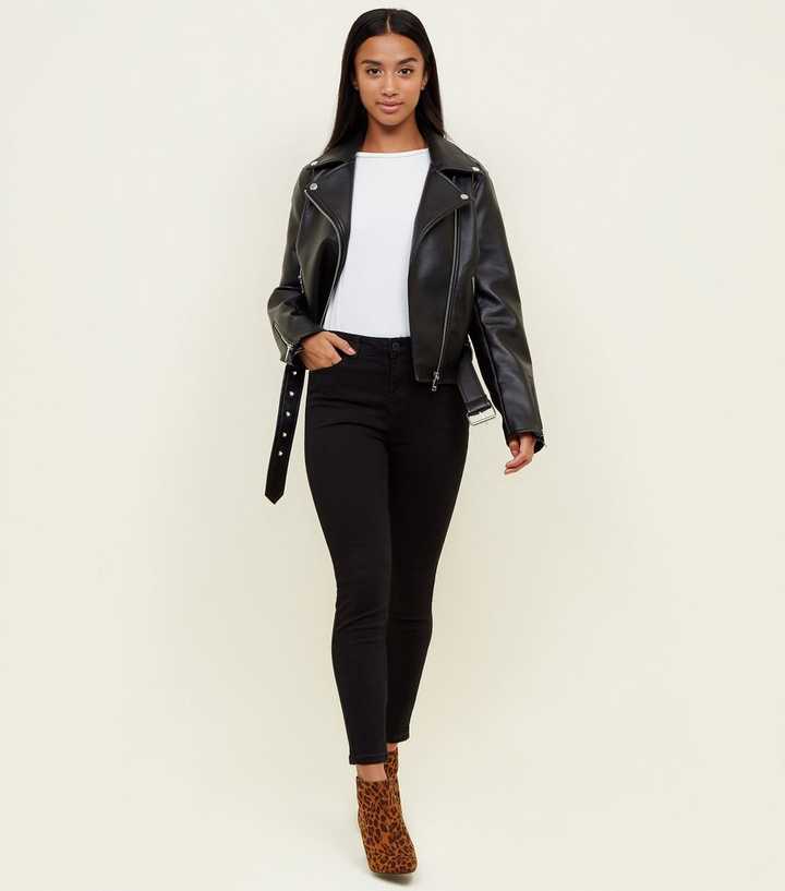 Petite Black Super Soft Super Skinny Jeans