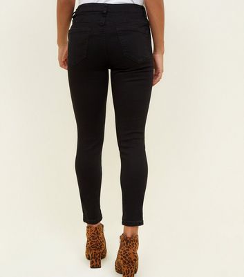 super soft black skinny jeans