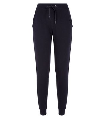 ladies black skinny joggers