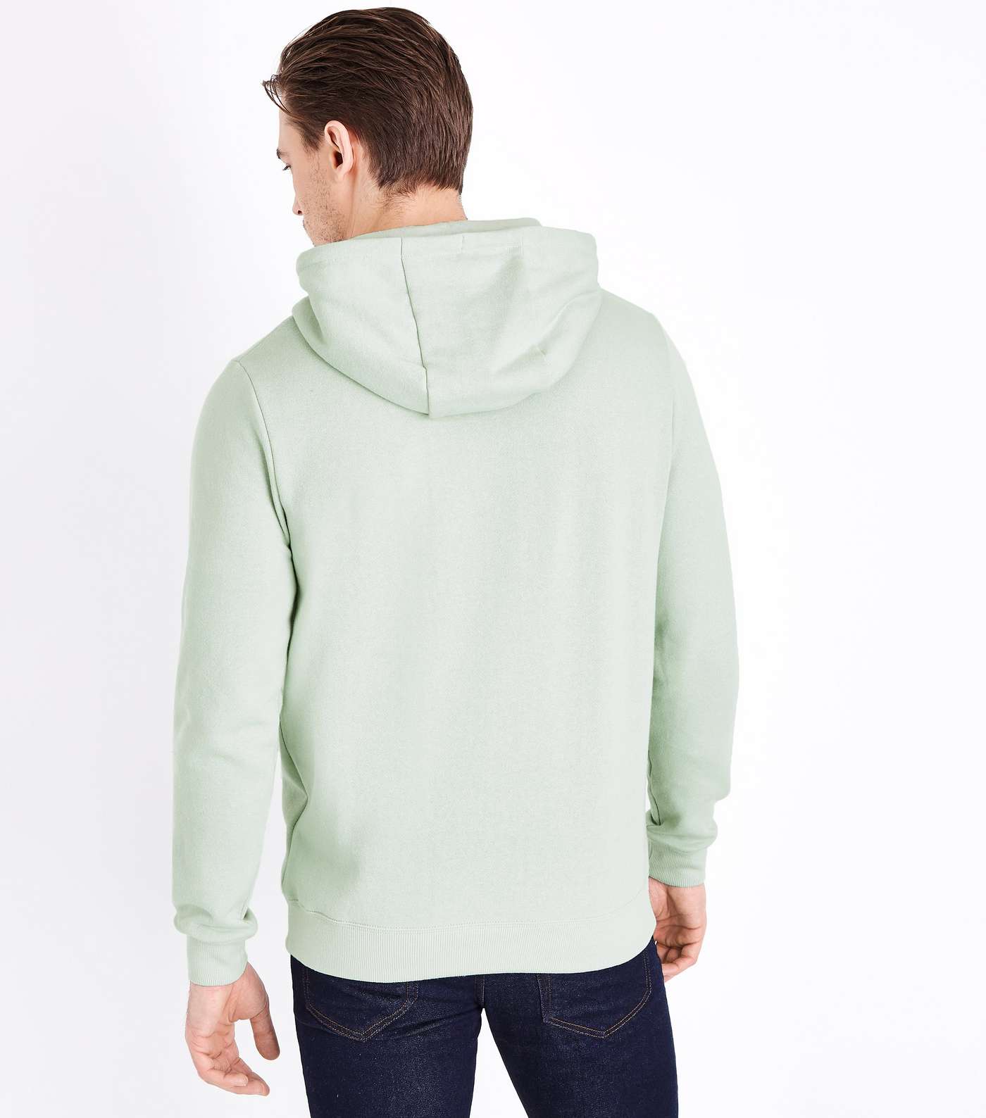 Mint Green Pocket Front Hoodie Image 3