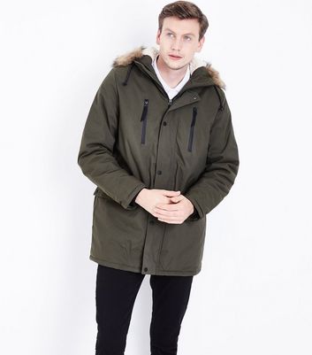 Men's Khaki Parka Jacket New Look shop for Men's Khaki Parka Jacket New Look at Shopo