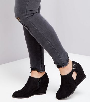 wedge boots new look
