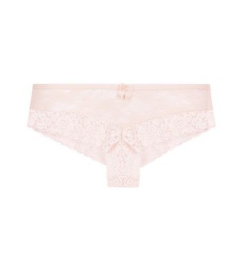 Size 12 Bras N Things Lola Brazilian Brief Light Pink Lace for sale