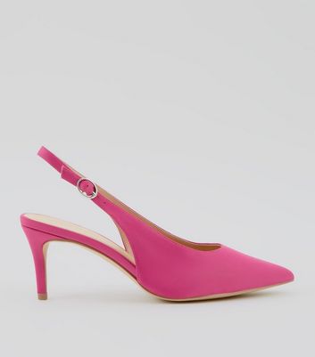 New Look Nude and Pink Heels! -block heels (small... - Depop
