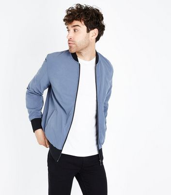 pale blue bomber jacket
