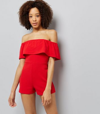 playsuits red