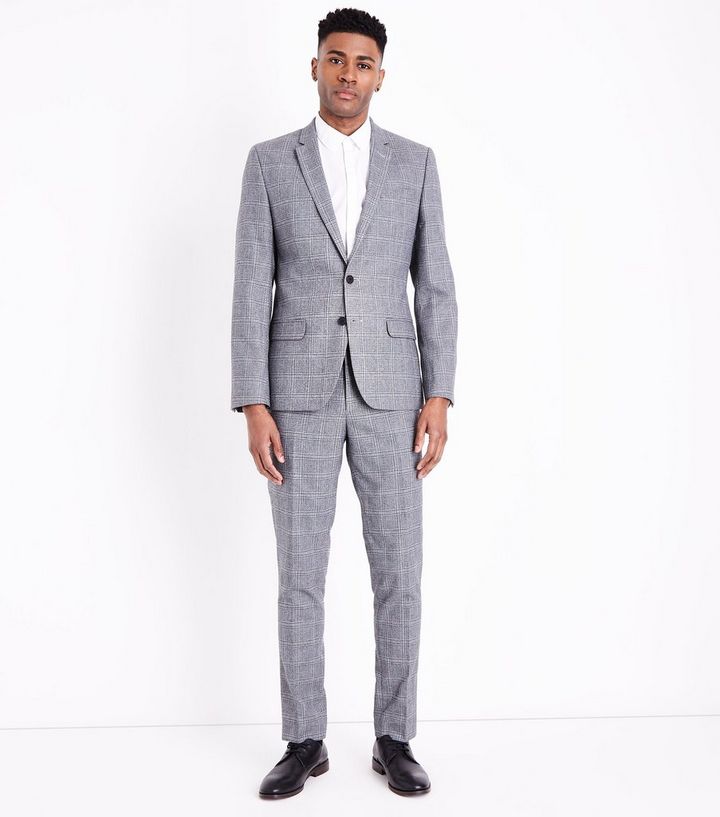 Grey Check Suit Trousers Add To Saved Items Remove From Saved Items