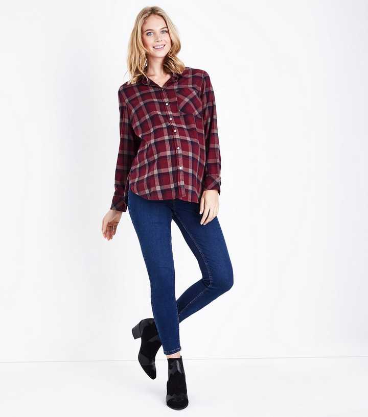 Maternity Blue Over Bump Jeggings