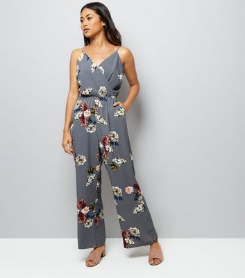 petite floral jumpsuit