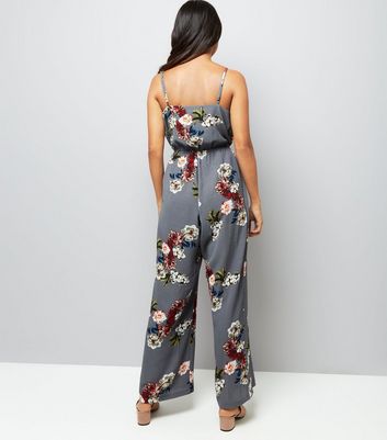 petite grey jumpsuit